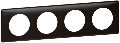 Рамка универсальная Legrand Celiane 4-м. металл карбон  картинка